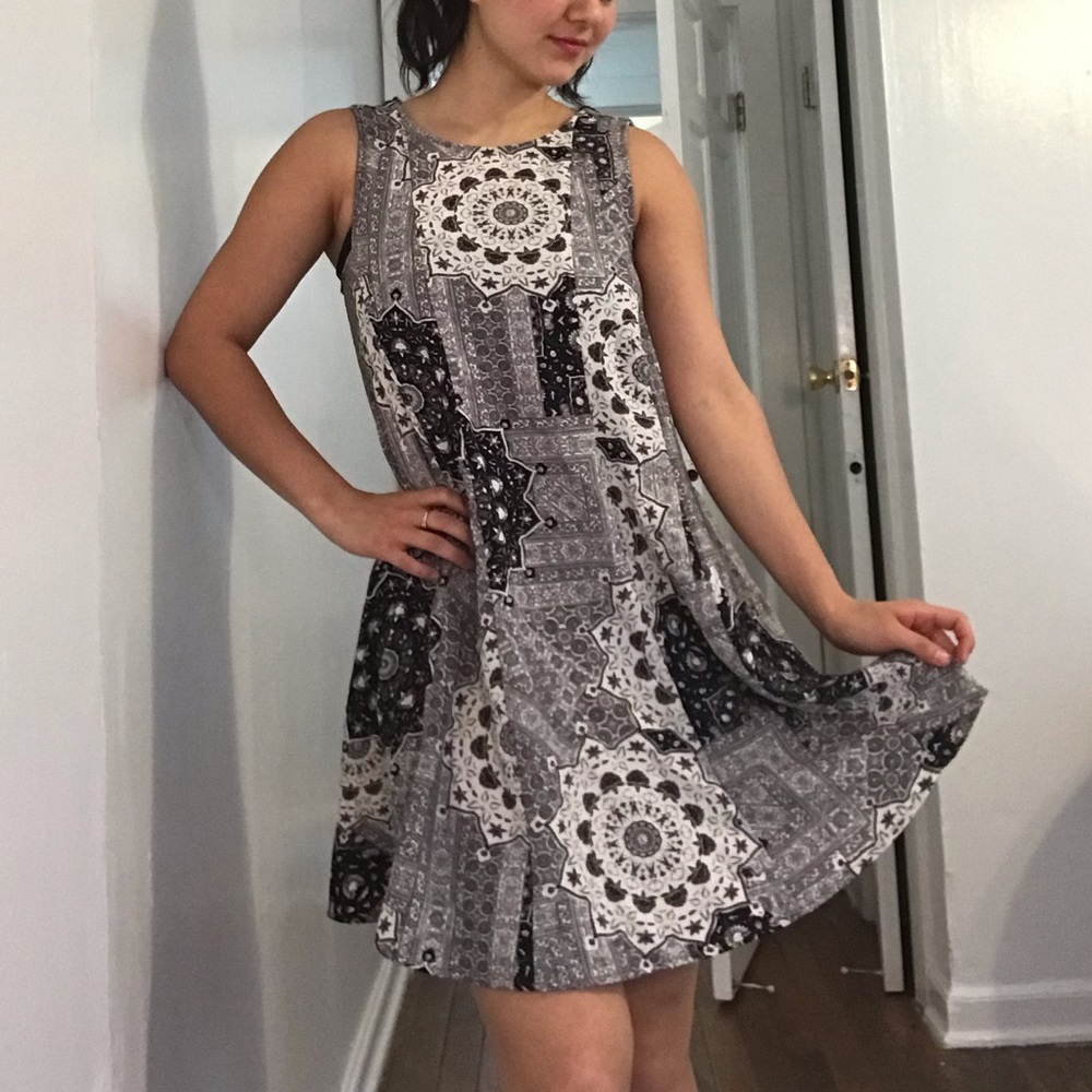 Zara print dress